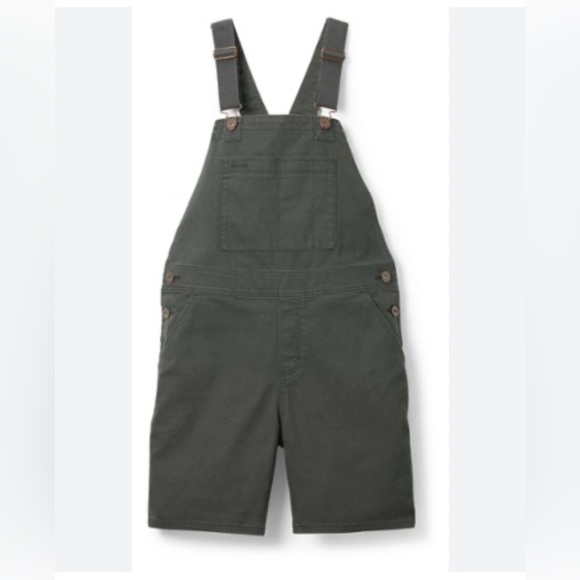 REI Co-op Trailsmith Short Overalls Women’s 12 NWT Utility Hiking Black - Picture 2 of 8